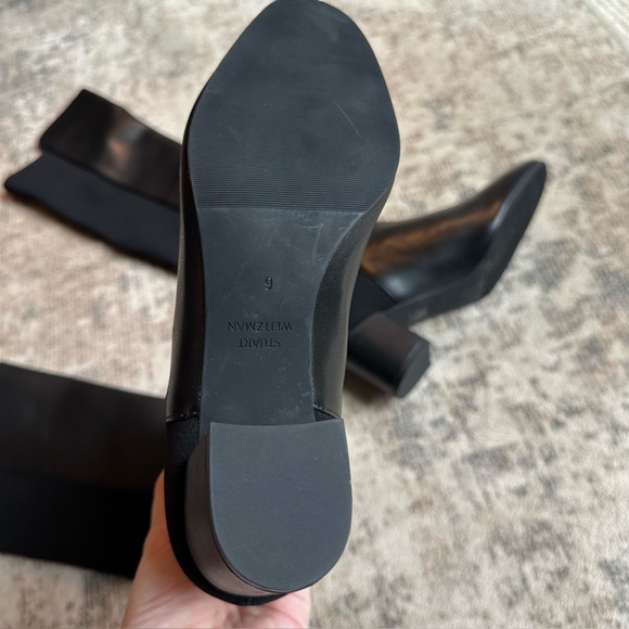 Stuart Weitzman City Block Boot Nappa Leather Over The Knee Boot In Black Size 6 - Picture 6 of 9